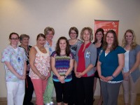 WH Auxiliary Carol Hill Scholarships Recipients 2012 Winona Health Auxiliary Carol Hill Scholarship recipients are pictured with scholarship committee members (l to r): Angie Duell, Nancy Enochs, Sheryl Miller, Cheryl Nash, Rachel Schmidt, Rebecca Lamberty, Kris Cichon, Emily Etlicher, Erin Hanson and Michelle Sass