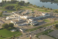 Aerial view of the main Winona Health campus in 2002 History of Healthcare, History of Health Care in Winona, Main Winona Health Campus in 2002