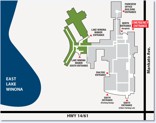 Lake Winona Manor Map