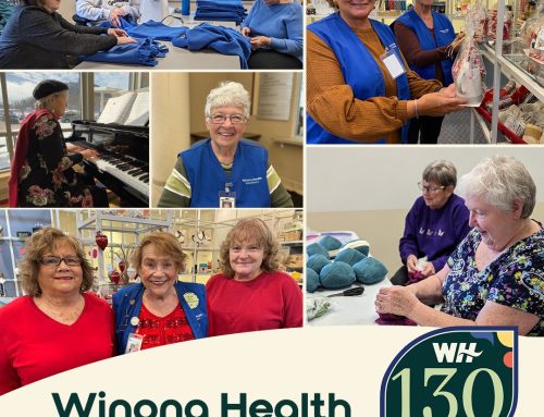 Happy 130 anniversary to our Caring, Serving and Giving Winona Health Volunteers!