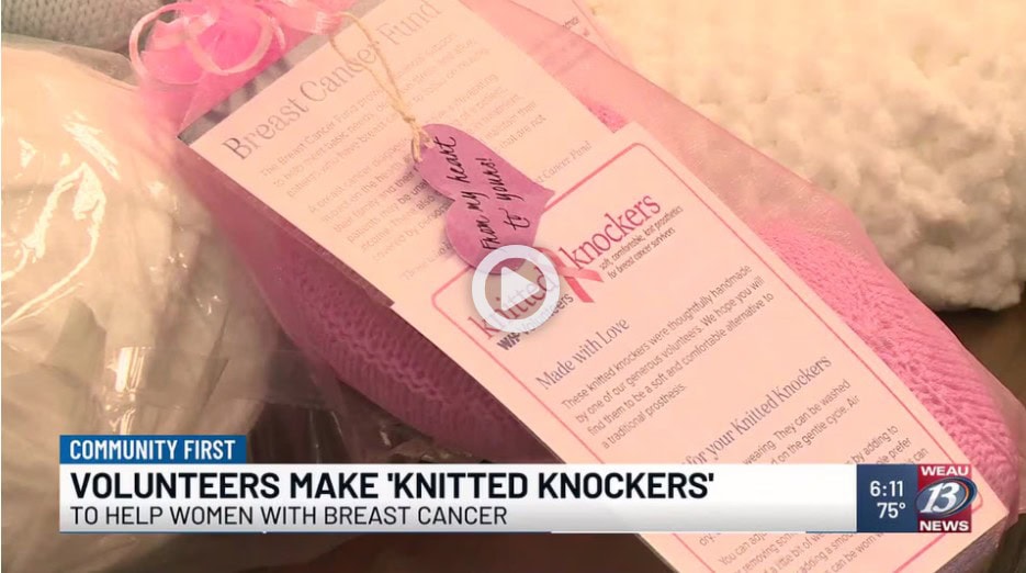 In The News: Winona Health Volunteers Knit To Help Women With Breast Cancer 2 Volunteers Knitted Knockers Weau13